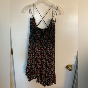Free People Asymmetric Floral Dress,